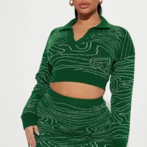 Ensemble pull-jupe Anything Can Happen - Vert/combo