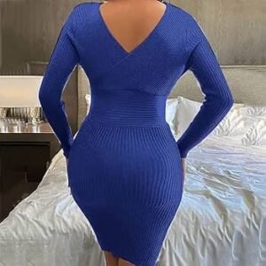 Robe Sexy pour Femmes à Manches Longues