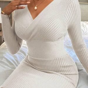 Robe Sexy pour Femmes à Manches Longues