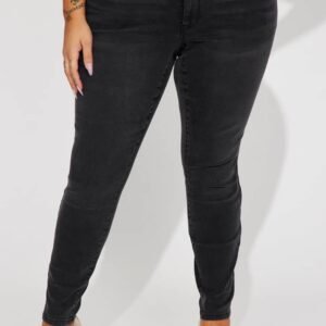 Pantalon jeans skinny stretch - Délavage moyen