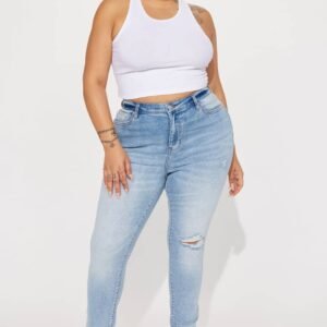 Pantalon Jeans skinny stretch Seven Heavens - Délavage clair