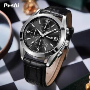 Montre classe À Quartz À Triple Cadran Pour Homme