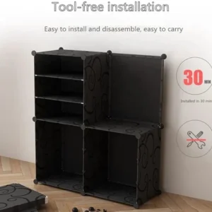 Etagère à chaussures transparente, meuble à chaussures de type tiroir