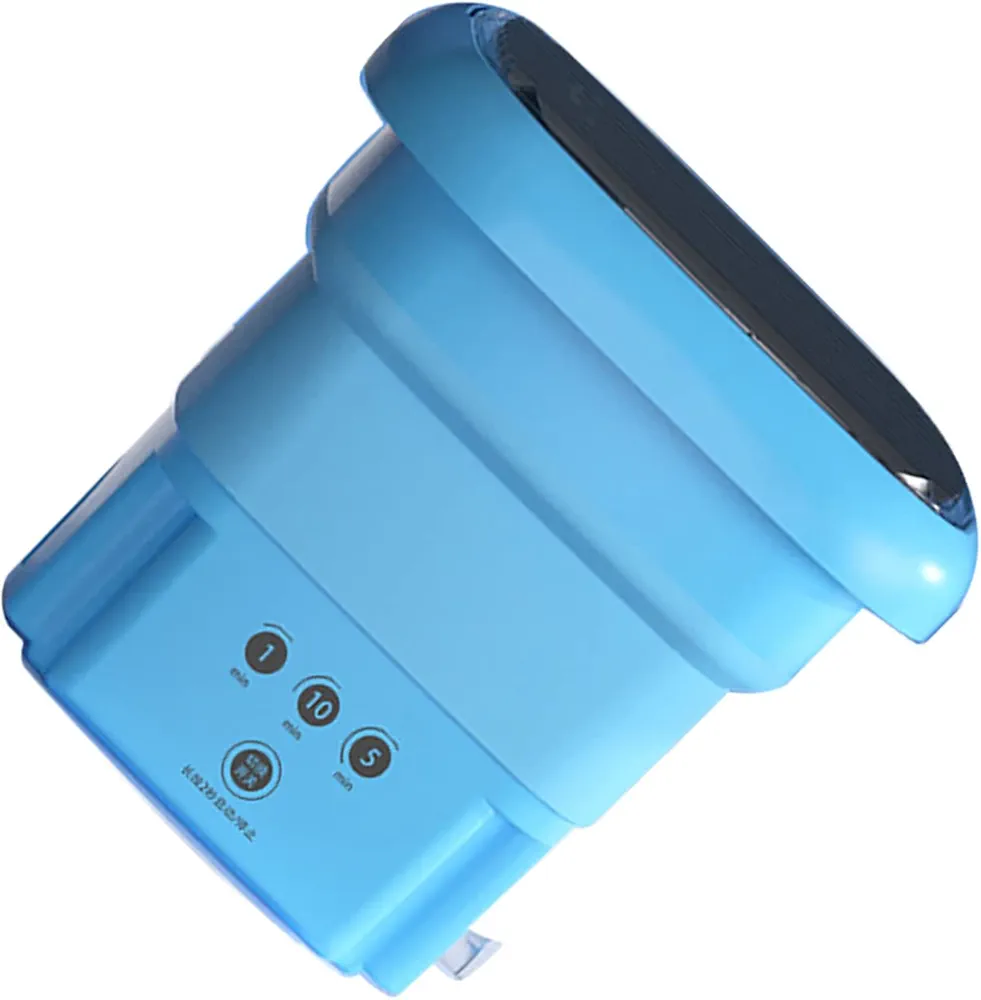 Machine à laver portable pliable avec essoreuse automatique vêtements